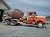 1970 Orange Kenworth Concrete Truck